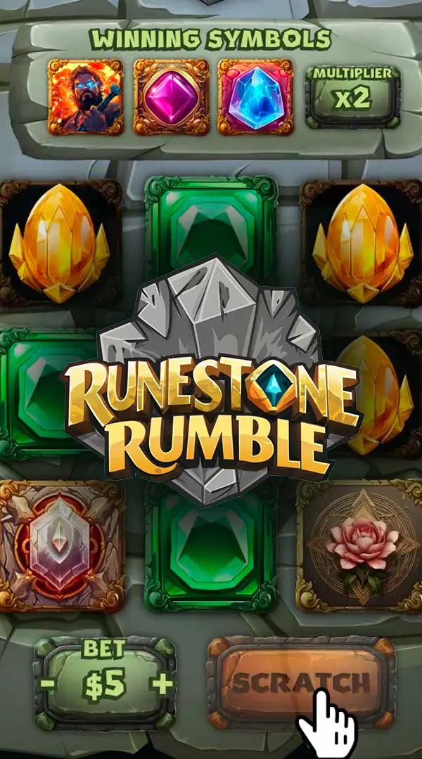 Runestone Rumble · Enchanted Bets artwork