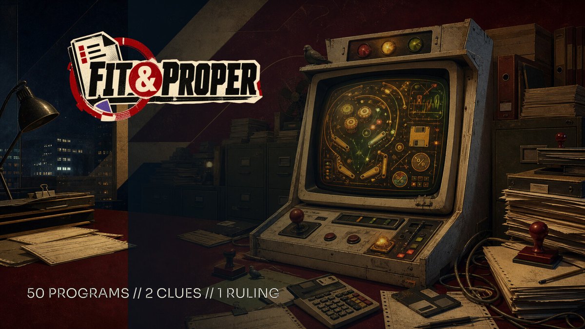 Fit and Proper · Art-directed key art